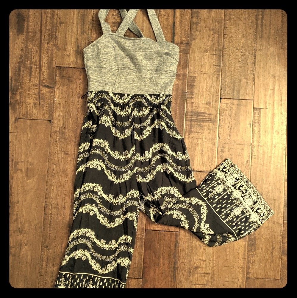 Anthro romper jumpsuit coverall onesie overalls